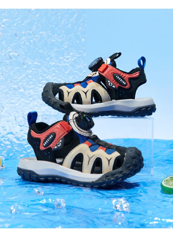 abckids Soft-soled Comfortable Sports Sandals】summer Lightweight Beach Shoes For Boys And Girls, Outdoor Sandals For Children - Image 1