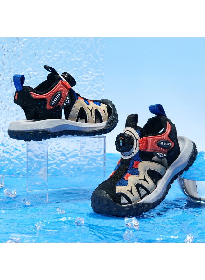 abckids Soft-soled Comfortable Sports Sandals】summer Lightweight Beach Shoes For Boys And Girls, Outdoor Sandals For Children - Image 3