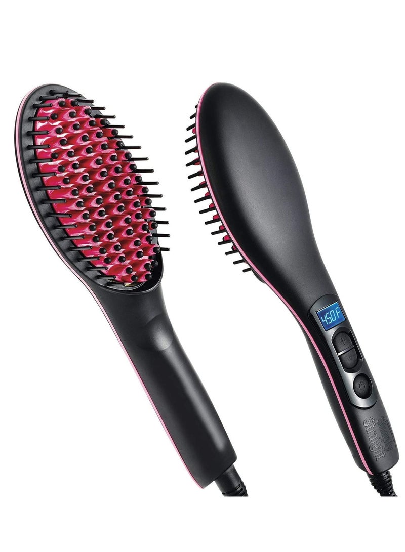 مكواة شعر 3 في 1 سوداء/وردية - Image 2