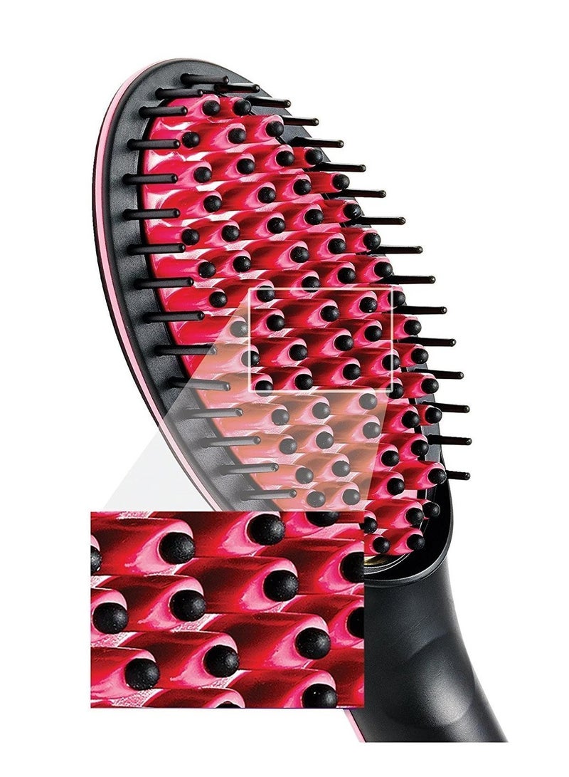 مكواة شعر 3 في 1 سوداء/وردية - Image 5