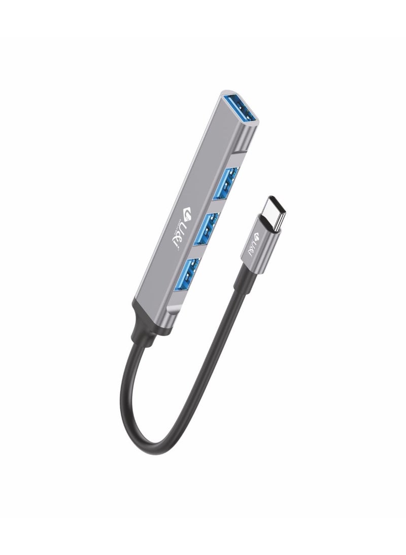 يو اند اي محور UiGD-8658 من نوع USB-C إلى USB 3.0 بأربعة منافذ - Image 1