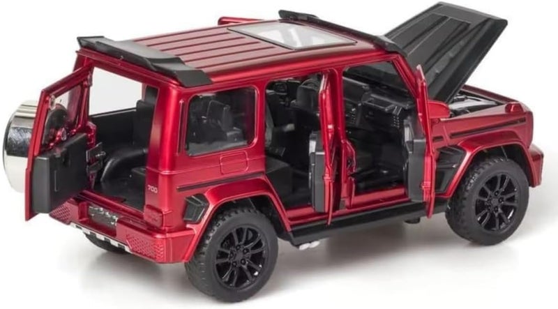 Mashes ماكينة مرسيدس برابوس 700 بنز AMG G63 موديل سيارة G-واغون بمقياس 1:32 حصرية من معدن الألومنيوم سحب للخلف لعبة سيارة معدنية مصبوبة بالقالب بأبواب قابلة للفتح وأضواء وموسيقى【الألوان حسب المخزون】 - Image 2