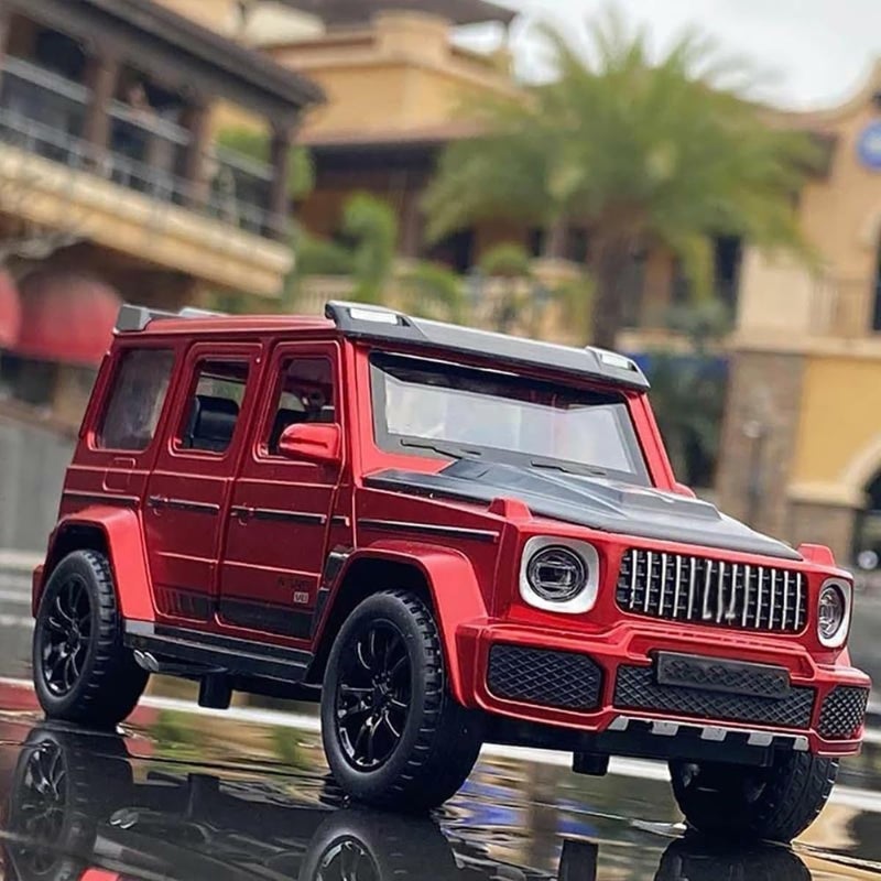 Mashes ماكينة مرسيدس برابوس 700 بنز AMG G63 موديل سيارة G-واغون بمقياس 1:32 حصرية من معدن الألومنيوم سحب للخلف لعبة سيارة معدنية مصبوبة بالقالب بأبواب قابلة للفتح وأضواء وموسيقى【الألوان حسب المخزون】 - Image 3