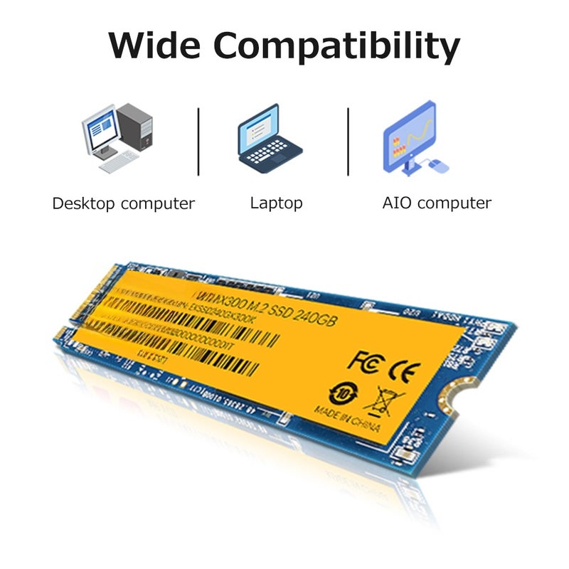 X300 M.2 SSD Solid State Drive High Speed 480GB for PC Laptop AIO - Image 5