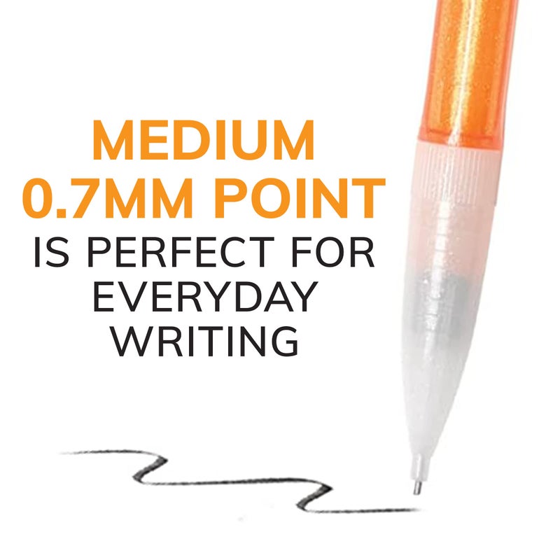 BIC Xtra-Sparkle Number 2 Mechanical Pencils With Erasers, Medium Point (0.7mm), 24-Count Pack, Mechanical Pencils for School Supplies - Image 3