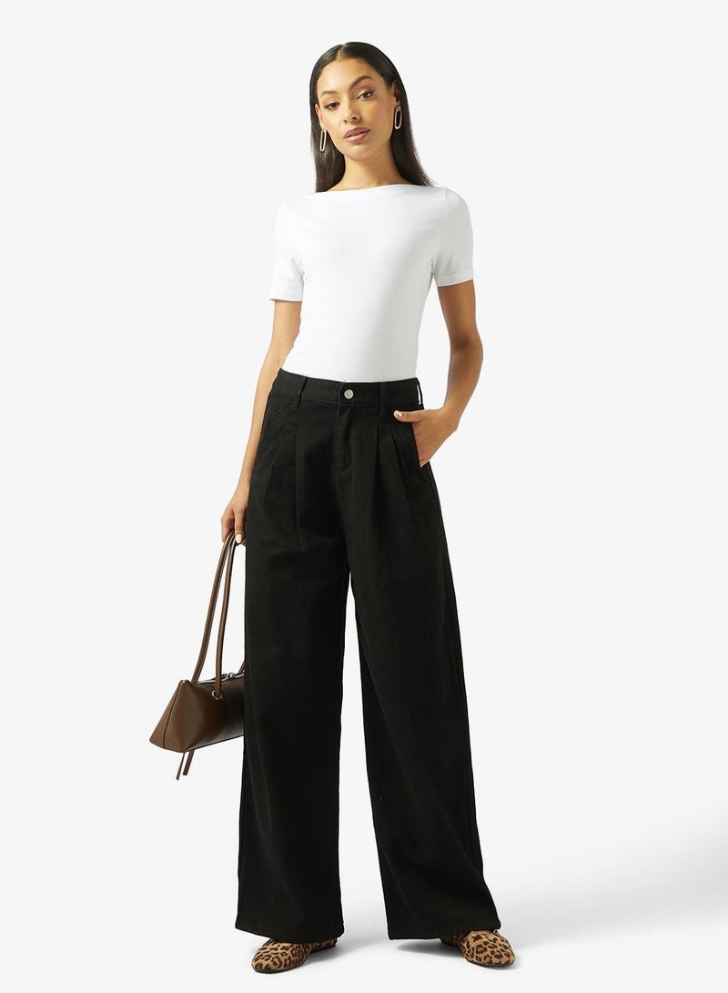 Ginger High Rise Wide Leg Jeans - Image 2