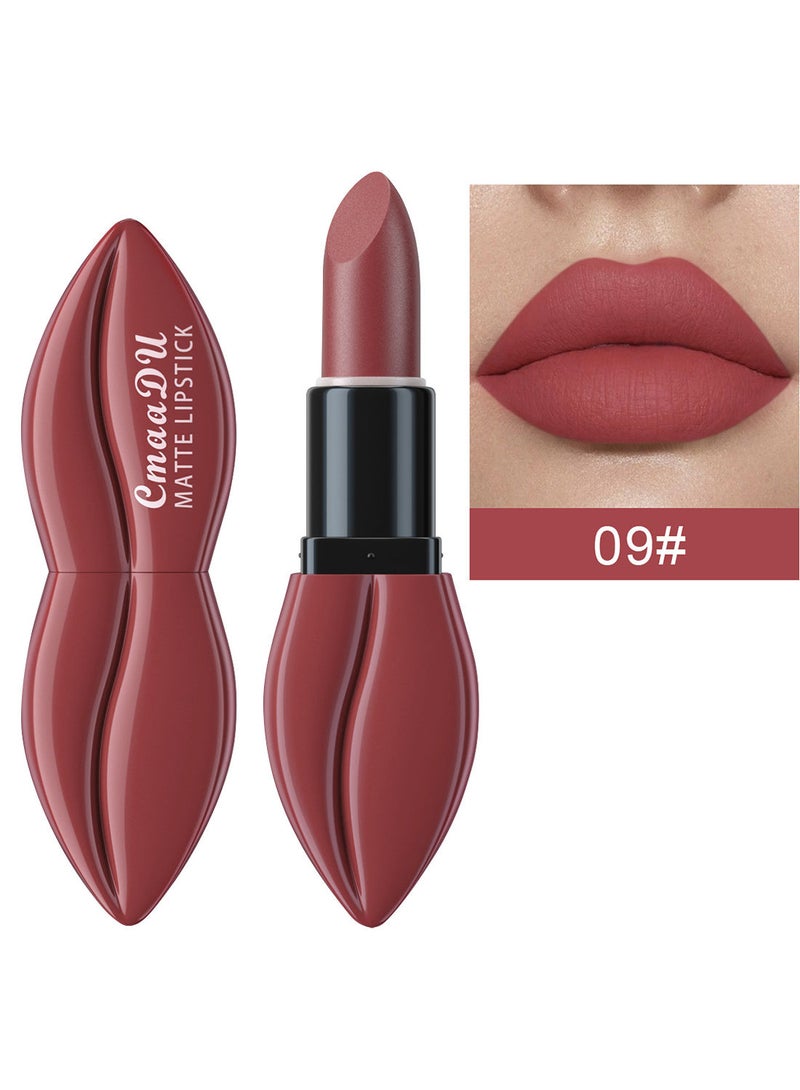 CmaaDu Lipstick Matte Velvet Long Lasting High Pigment Longwear Not Fade Waterproof Unique Weightless Lip Makeup for Women 1 Pcs - Image 1
