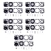Atunee Pack of 5 RB29 Carburetor Rebuild Kit for Homelite ST155175285385 for ZAMA C1U carb Gasket Diaphragm - Image 2