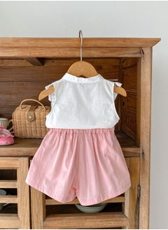 Bafanou Summer Baby Girls Cotton Clothing Sets Infant Printed Floral 2Pcs  - Image 5