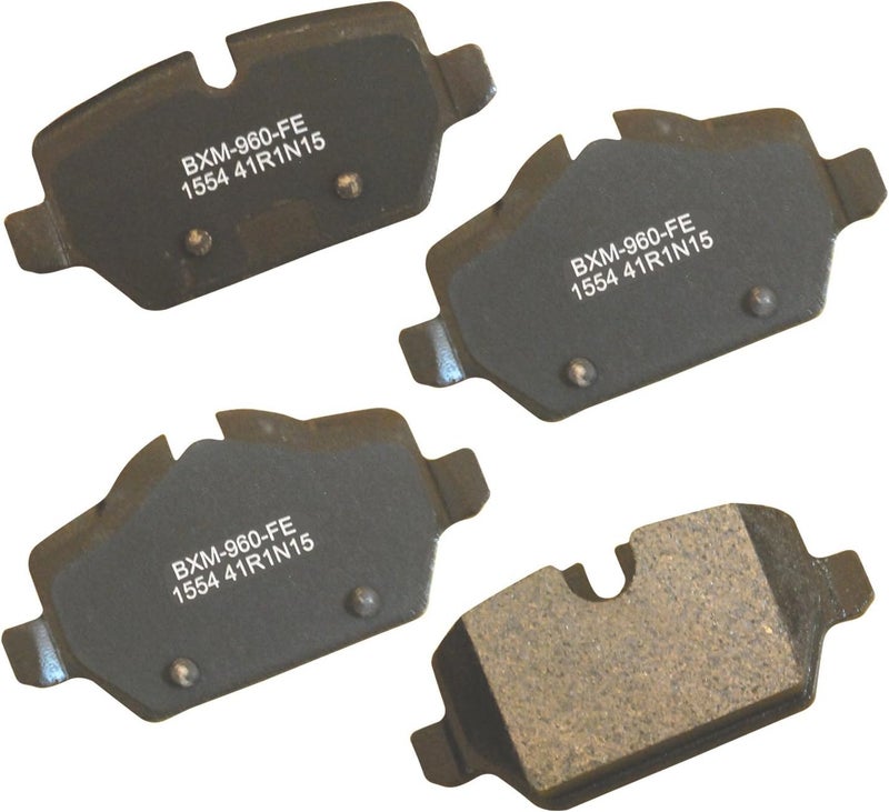 Bendix Premium SBM1554 Semi-Metallic Rear Brake Pads for Mini Cooper Countryman 2016-2011, Cooper Paceman 2016-2013 - Image 1