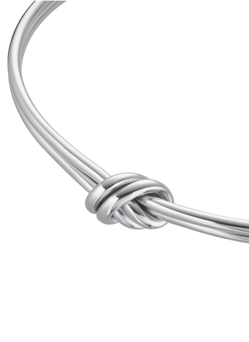 RoseField Rosefield Statement Knot Bangle Silver - JBSKS-J1062  - Image 2