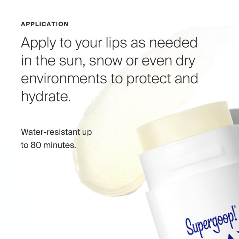 Supergoop! PLAY Lip Shield SPF 30 with Coconut - Pack of 2 - Moisturizing Lip Treatment For Dry Cracked Lips - Broad Spectrum UV Protection - Image 4