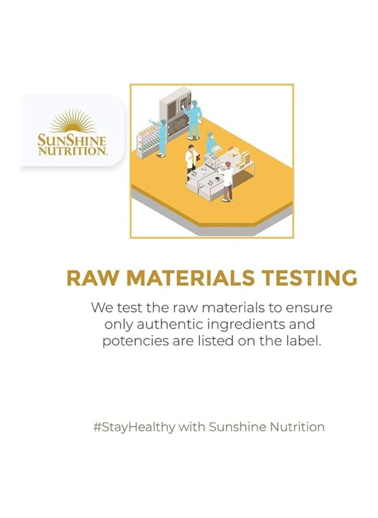 SUNSHINE NUTRITION Calcium With Vitamin D3 100 Tablets  - Image 4