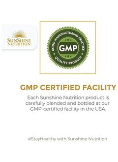 SUNSHINE NUTRITION Calcium With Vitamin D3 100 Tablets  - Image 5