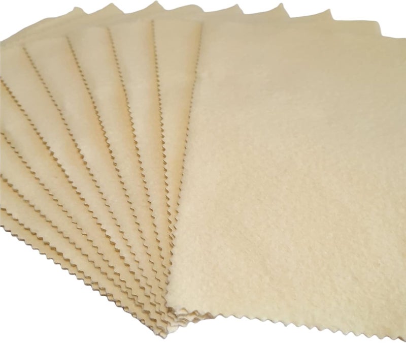 SUN SHINE 10 Silver Polishing Cloth for Sterling Silver, Gold, Brass and Copper Jewelry Polishing Cloth - Image 3