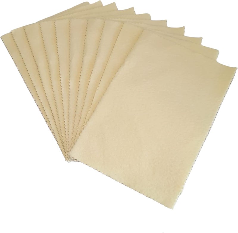 SUN SHINE 10 Silver Polishing Cloth for Sterling Silver, Gold, Brass and Copper Jewelry Polishing Cloth - Image 1