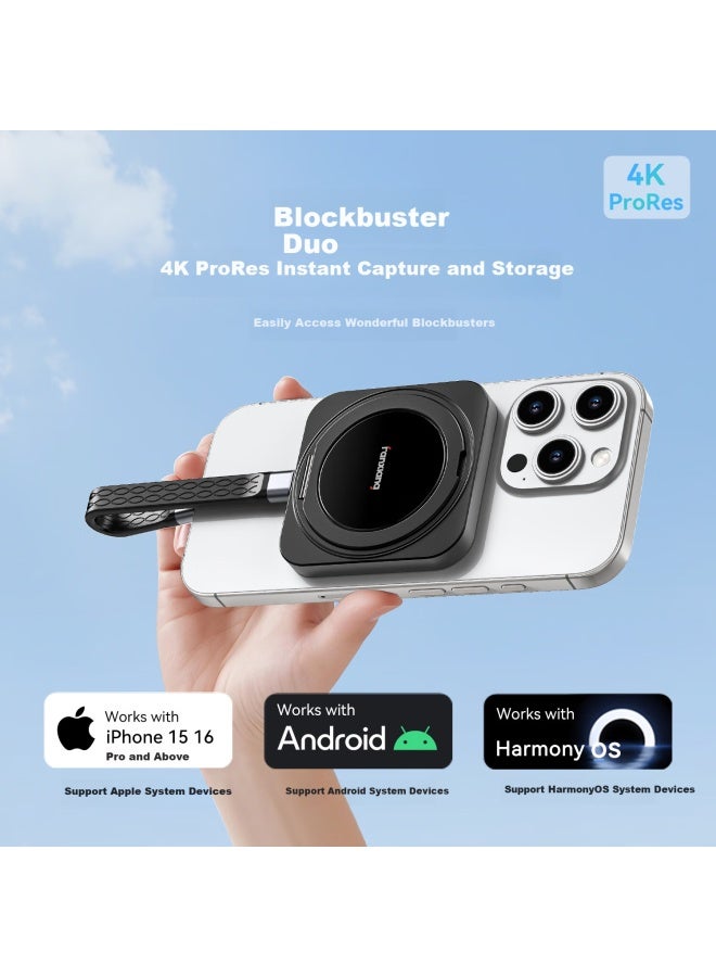 fanxiang Fanxiang 2Tb Magnetic Adsorption Portable Solid State Drive (Pssd) With Phone Direct Connection, Stand, Usb3.2 High-Speed Reading 2000Mb/S, Portable External Hard Drive Ps2006