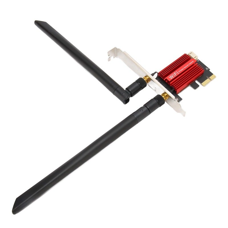 بطاقة شبكة PCIe بسرعة 1200 ميجابت في الثانية، واي فاي 802.11AC وبلوتوث 4.2 - محول شبكة لاسلكي PCI Express لأجهزة الكمبيوتر المكتبية بنظام ويندوز 7 و8 و10 و11 - Image 4
