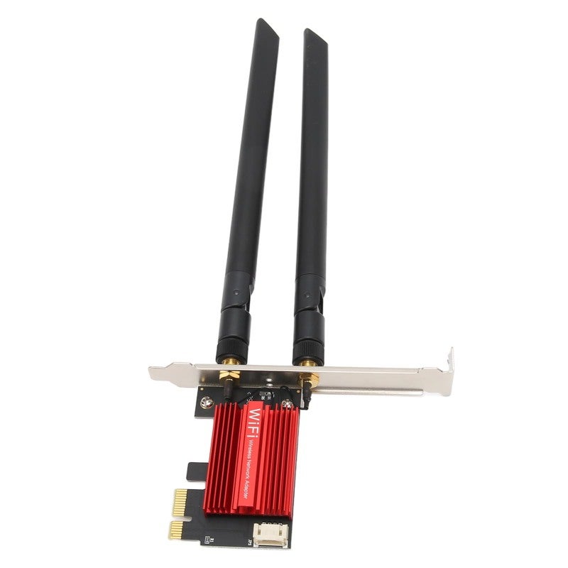 بطاقة شبكة PCIe بسرعة 1200 ميجابت في الثانية، واي فاي 802.11AC وبلوتوث 4.2 - محول شبكة لاسلكي PCI Express لأجهزة الكمبيوتر المكتبية بنظام ويندوز 7 و8 و10 و11 - Image 3
