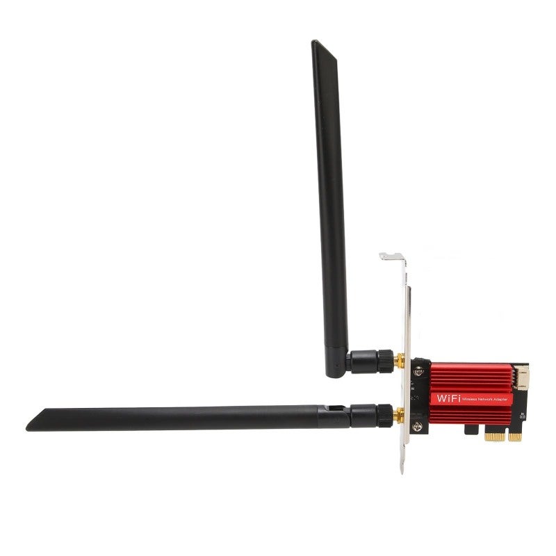بطاقة شبكة PCIe بسرعة 1200 ميجابت في الثانية، واي فاي 802.11AC وبلوتوث 4.2 - محول شبكة لاسلكي PCI Express لأجهزة الكمبيوتر المكتبية بنظام ويندوز 7 و8 و10 و11 - Image 5