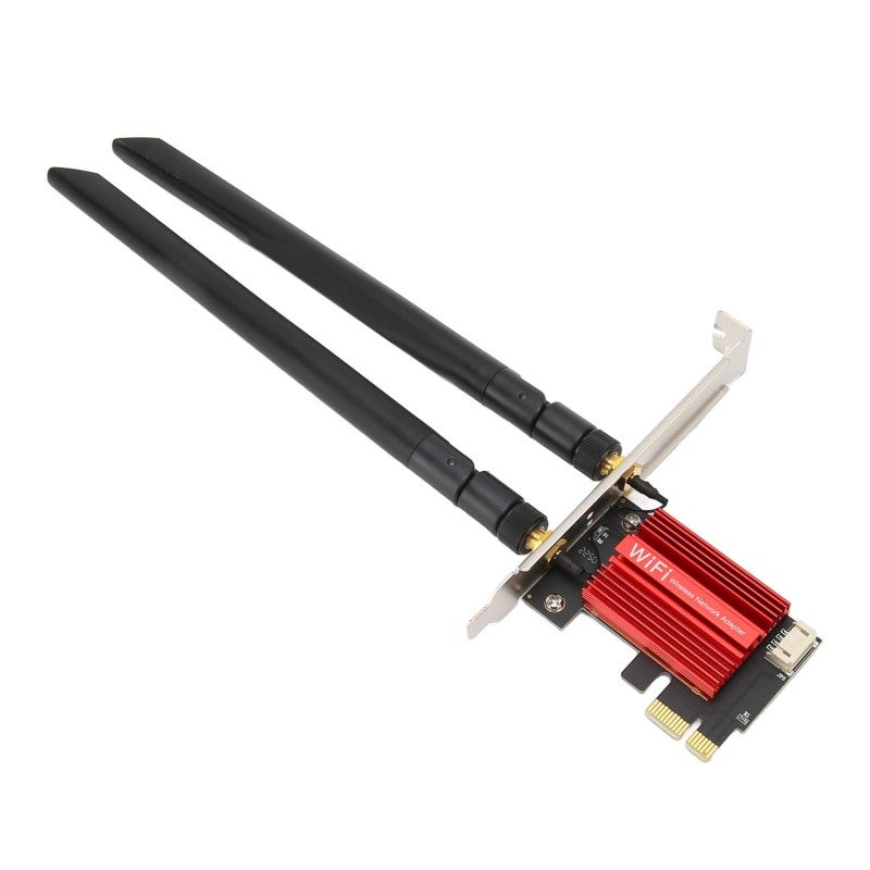 بطاقة شبكة PCIe بسرعة 1200 ميجابت في الثانية، واي فاي 802.11AC وبلوتوث 4.2 - محول شبكة لاسلكي PCI Express لأجهزة الكمبيوتر المكتبية بنظام ويندوز 7 و8 و10 و11 - Image 2