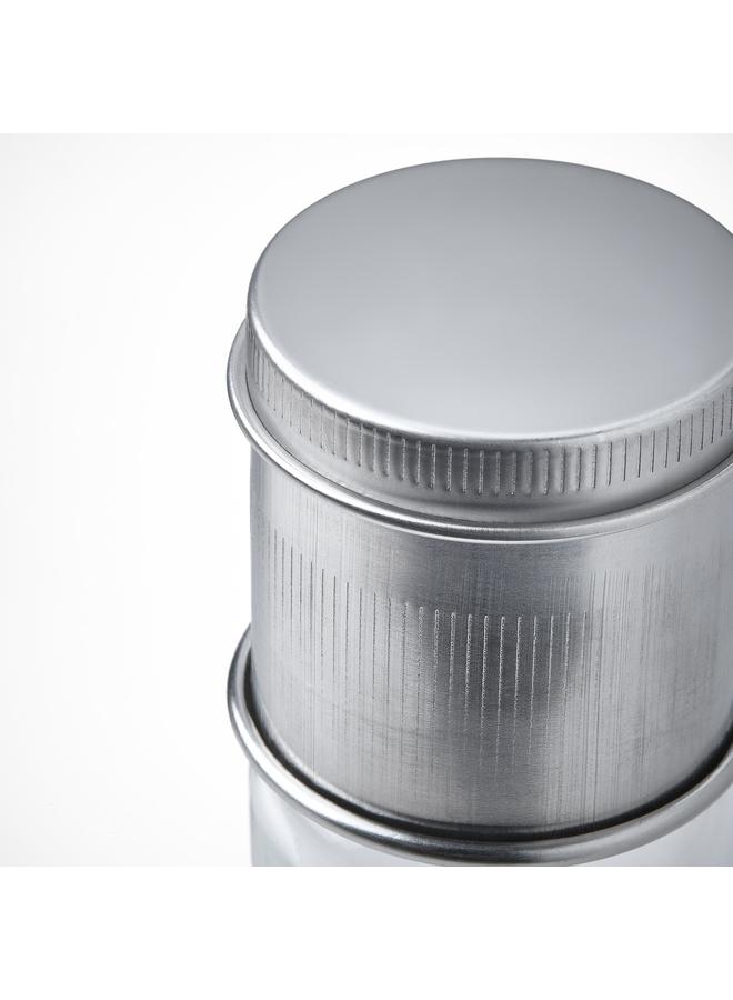 زبون مطحنة التوابل، زجاج شفاف/فولاذ مقاوم للصدأ، 15 سم - Image 3