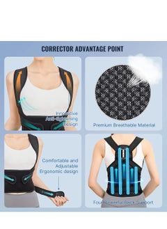 Cool Baby COOLBABY Back Brace and Posture Support Adjustable Posture Corrector for Men and Women (Medium)  - Image 4