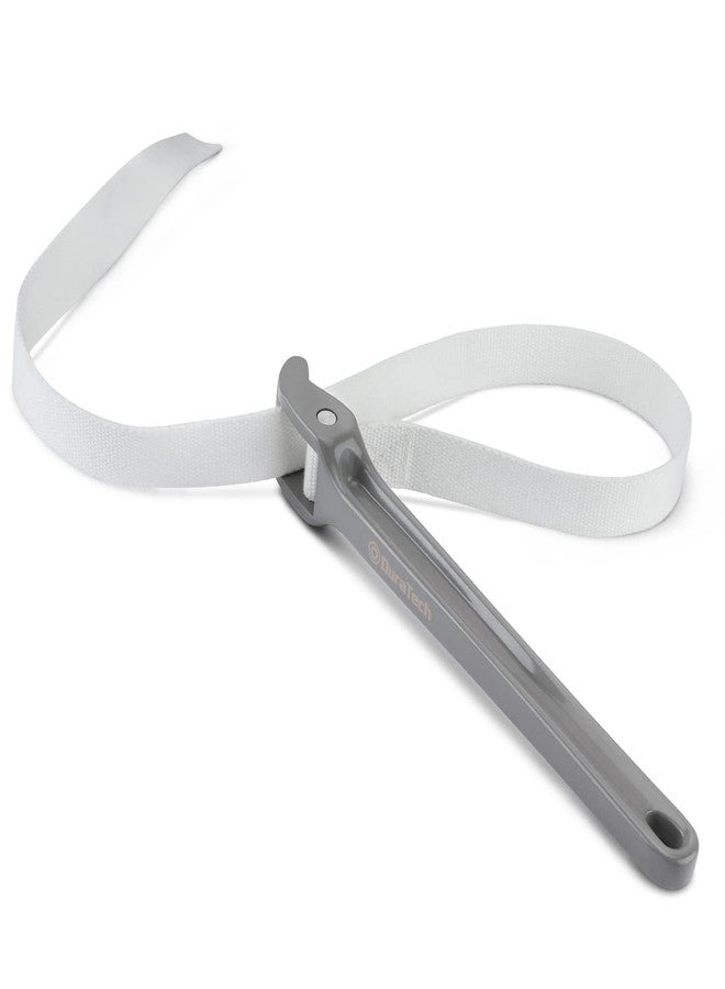 DURATECH Strap Wrench 12" Handle, Adjustable Nylon Strap Pipe Wrenches, Oil Filter Strap Opener Wrench - Image 1