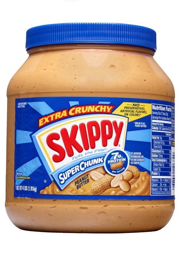 SKIPPY SUPER CHUNK Extra Crunchy Peanut Butter, 64 Ounce - Image 1