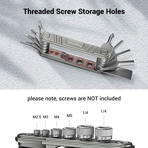 SMALLRIG Universal Folding Tool Multi-Tool for Videographers, Tool Set with Nine Functional Tools Included - TC2713 - Image 3