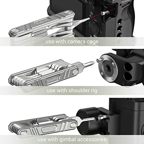 SMALLRIG Universal Folding Tool Multi-Tool for Videographers, Tool Set with Nine Functional Tools Included - TC2713 - Image 5