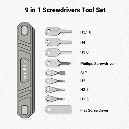 SMALLRIG Universal Folding Tool Multi-Tool for Videographers, Tool Set with Nine Functional Tools Included - TC2713 - Image 2