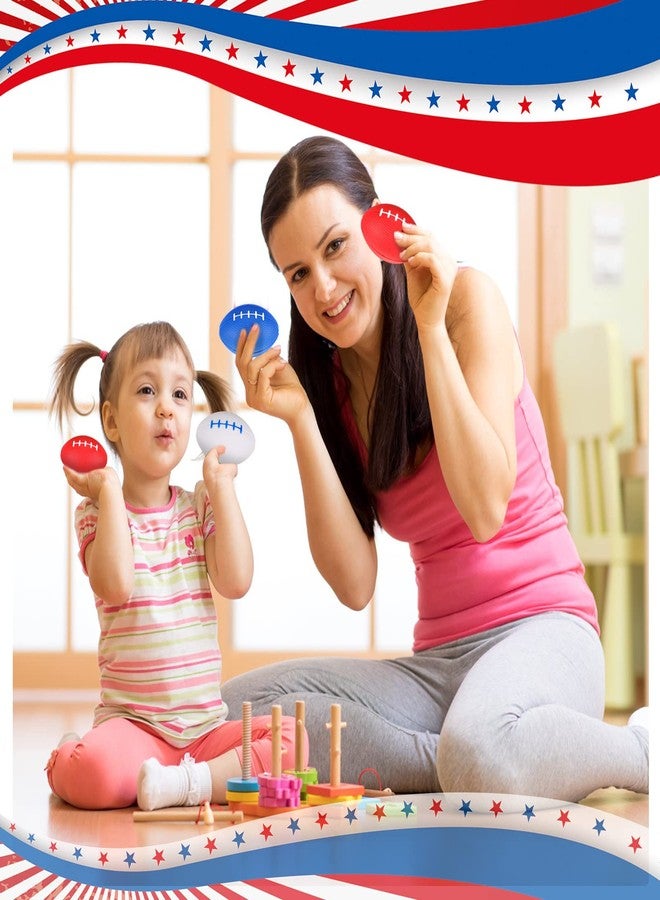 Zhanmai 12 Pack Mini Foam Football Sports Stress Ball Bulk for Kids 3.5 x 2.3 Inches Party Favor Supplies Decorations Small Soft Football Stress Relief Toy for School Carnival Reward - Image 5