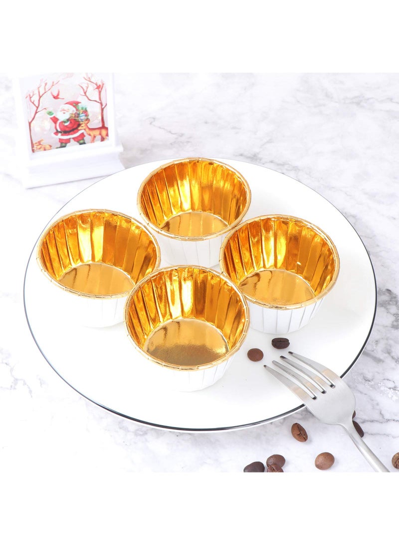 Sweet seven Convenient Cupcake Ramekins Set | 50 Disposable 7oz Cups with Lids | Muffin Baking Cups for Weddings & Birthdays | Easy Cleanup for Parties  - Image 4