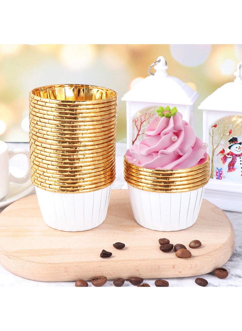 Sweet seven Convenient Cupcake Ramekins Set | 50 Disposable 7oz Cups with Lids | Muffin Baking Cups for Weddings & Birthdays | Easy Cleanup for Parties  - Image 2