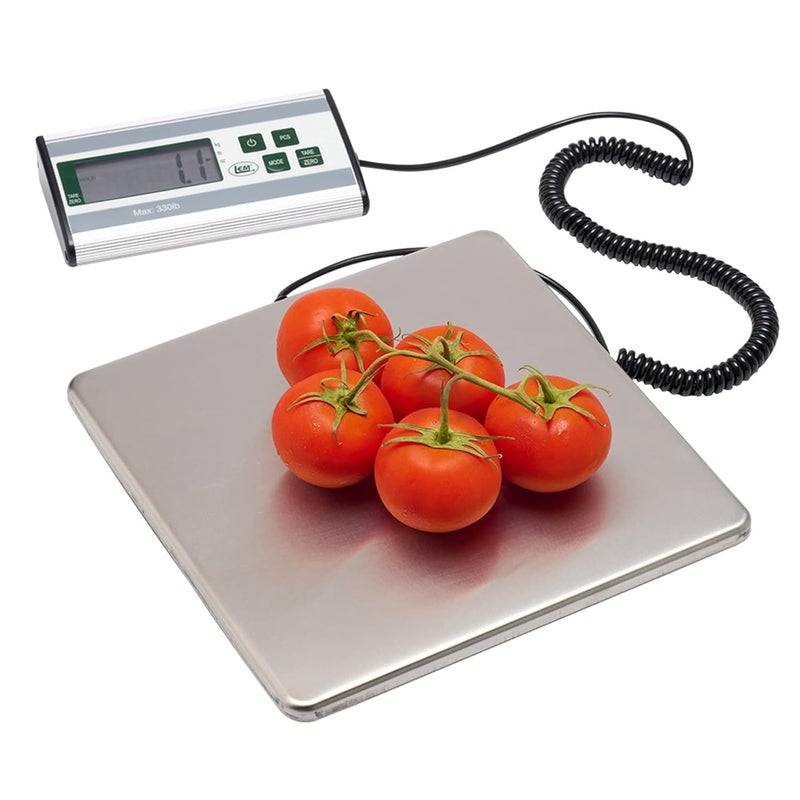 LEM Products 330 lb Stainless Steel Digital Scale Silver - Image 2