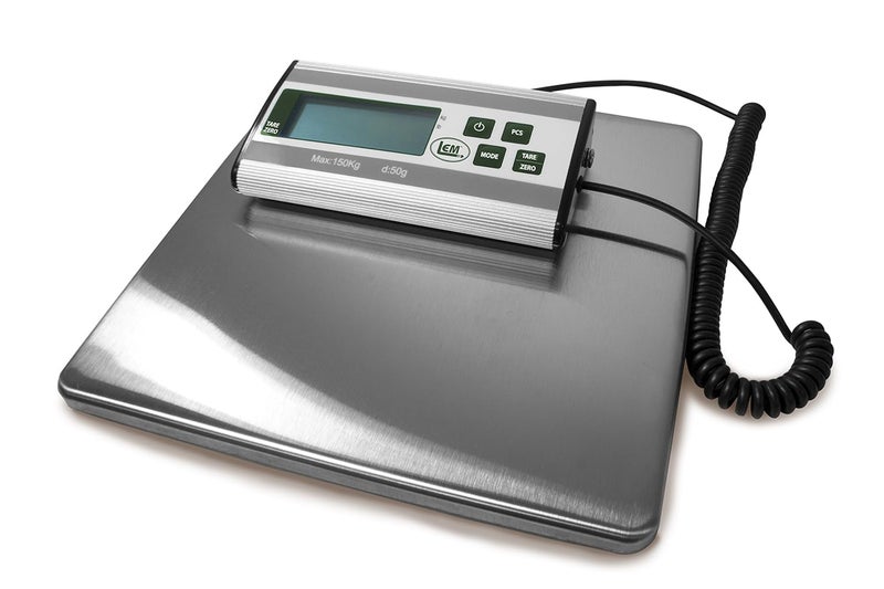 LEM Products 330 lb Stainless Steel Digital Scale Silver - Image 1