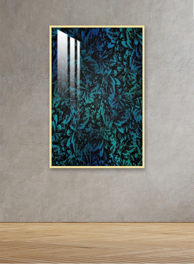 Marktna Decorative Wall Art Painting 120X80Cm With An Abstract Design Gold Frame And A Transparent Acrylic Layer 0.5Kg  - Image 1