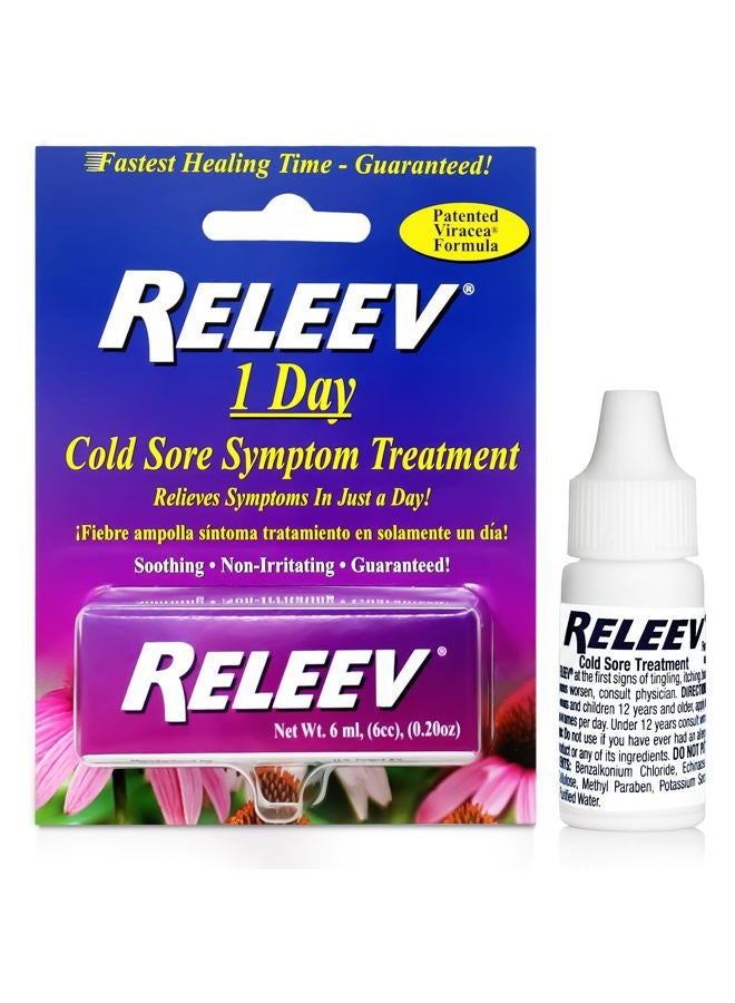 RELEEV 1 Day Cold Sore Symptom Treatment, 6 ML (Pack of 3) - Image 2