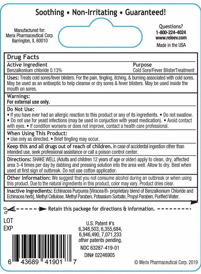 RELEEV 1 Day Cold Sore Symptom Treatment, 6 ML (Pack of 3) - Image 3