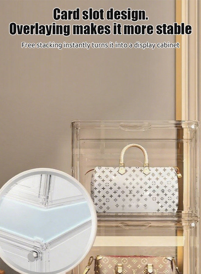 Bag storage box, luxury goods display storage box, blind box, figurine storage box, organizing box, transparent shoe box for home use  - Image 5
