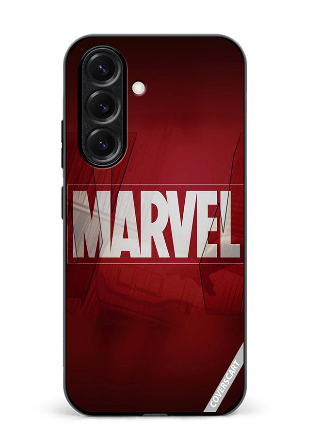 VR CREATIVE Protective Case Cover For Samsung Galaxy S25 Plus Marvel Logo Design Multicolour
