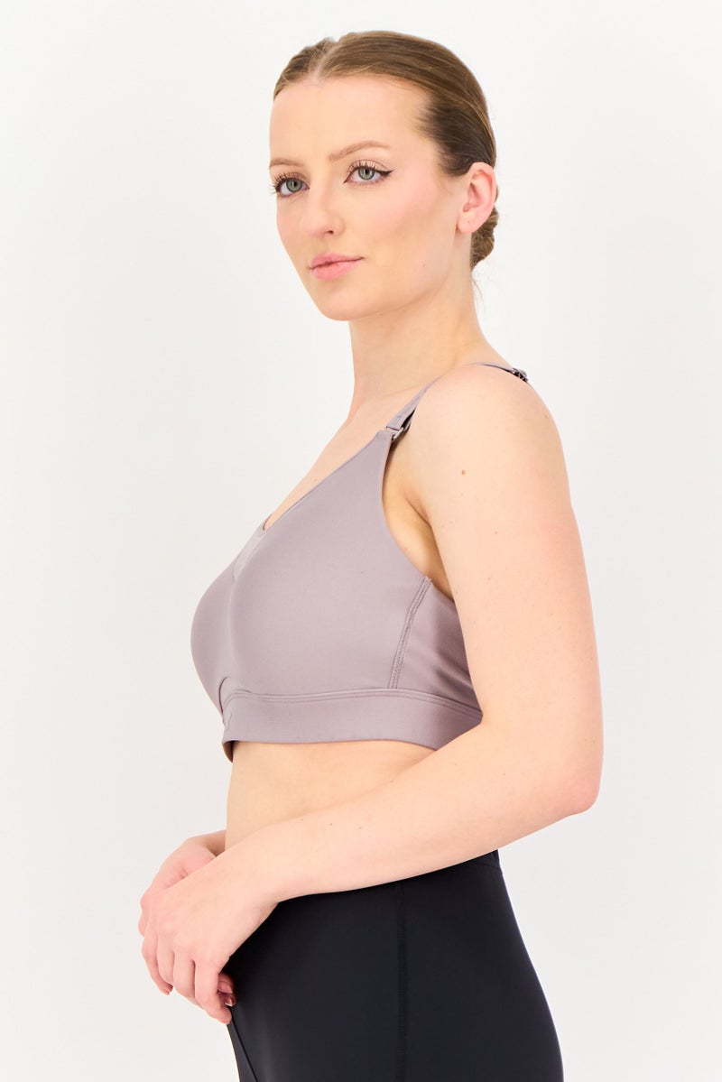 UNDER ARMOUR Women Padded Sports Bra, Lavender - Image 3