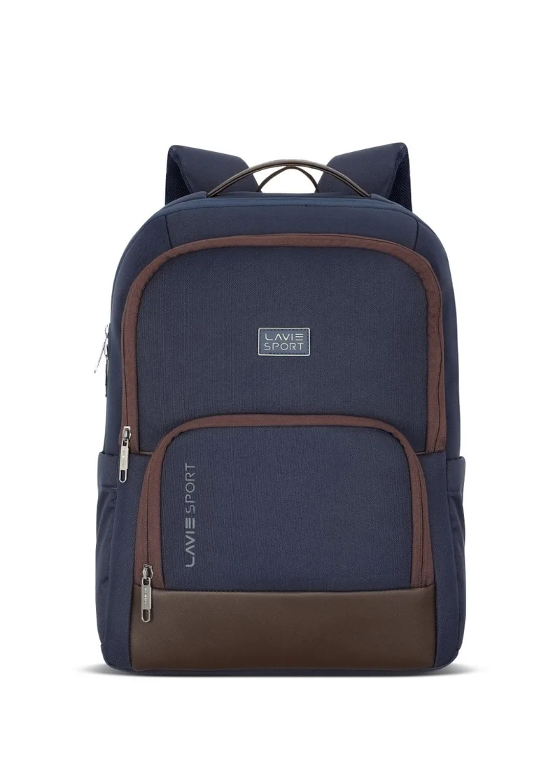 Lavie Sport Baron 21L Laptop Backpack For Men &amp; Women  |Boys &amp; Girls (Navy/Choco)