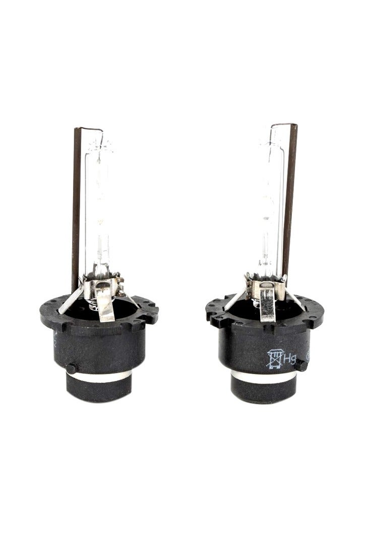 A Pair D2S/ D2R HID Replacement Bulb Diamond White Metal Stents Base Car Headlight Lamps Head Lights