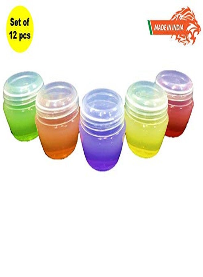 SPC 30 ml Empty Plastic Cosmetic Jar/Container for Eyeshadow, Makeup, Face Cream, Lotion, Lip Balm, Body Butter, Scrub and Other DIY Beauty Products (12pcs,Clear) - Image 5