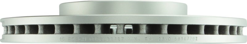 BOSCH 26010733 QuietCast Premium Disc Brake Rotor - Compatible With Select Acura CL, MDX, TL, TSX; Honda Accord, Odyssey, Pilot ; FRONT - Single - Image 3