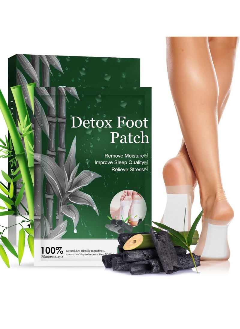 Excefore - Detox Foot Patches, 20PCS Detox Foot Pads to Remove Body Toxins & Dampness, Deep Cleansing Pads for Stress Relief & Sleep Aid & Relieve Fatigue - Image 1