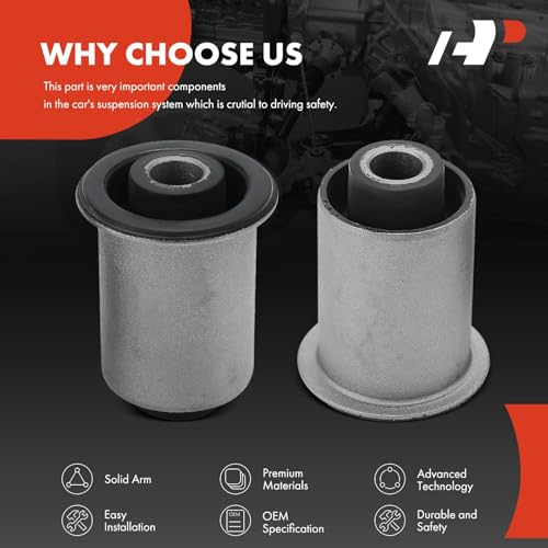 A-Premium 2 x Front Lower Control Arm Bushing Kit, Compatible with Nissan Frontier 2005-2015, Pathfinder 2005-2012, TITAN 2004-2015, Armada, Xterra, Pathfinder Armada & Infiniti QX56 & Suzuki Equator - Image 5