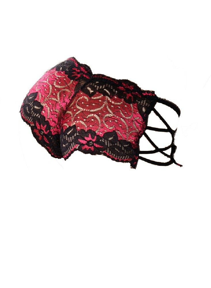 Women Lace Mid Rise Brief Underwear Breathable Scallop Trim Panties  - Image 3